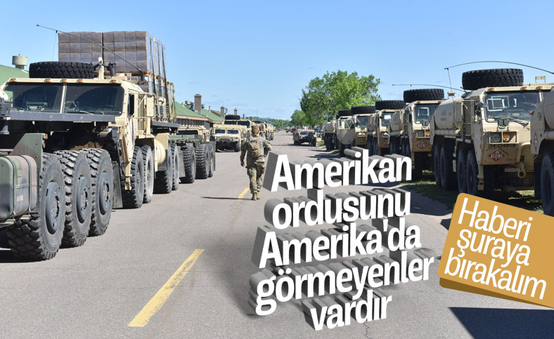 Amerikan ordusu sokaklarda