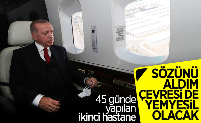 Yeşilköy'deki salgın hastanesi açıldı