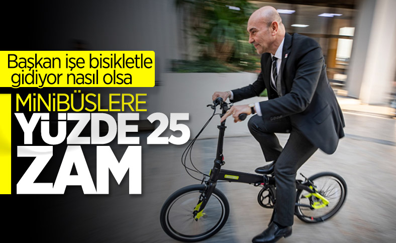 İzmir'de minibüslere yüzde 25 zam yapıldı