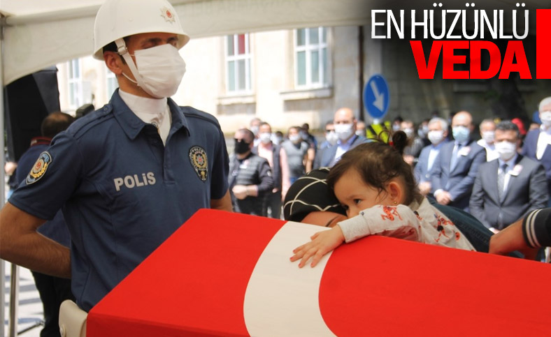 Şehit polis memuru Samsun'da son yolculuğuna uğurlandı