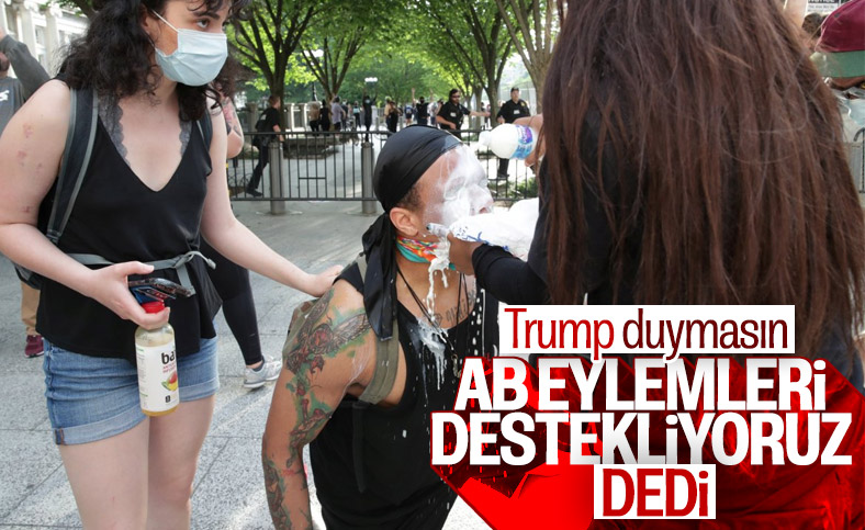 AB, Amerika'daki protestoları değerlendirdi