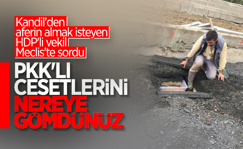 HDP'nin gündemi öldürülen PKK'lıların nereye gömüldüğü