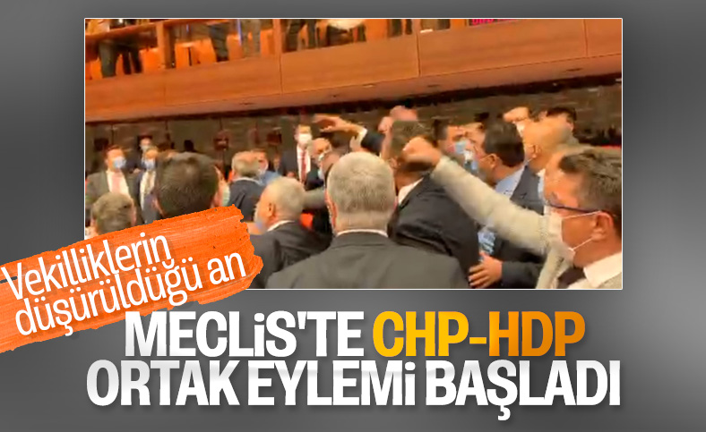 Meclis'te CHP ve HDP'den ortak protesto