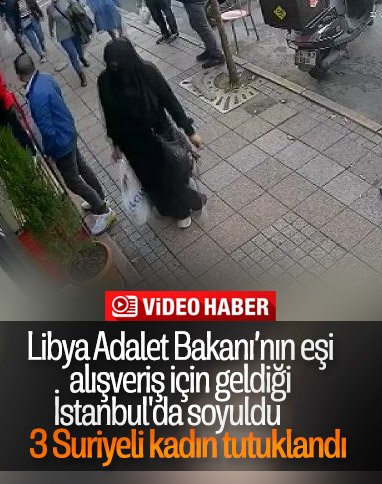 İstanbul'da Adalet Bakanı'nın eşinin çantasını çaldılar