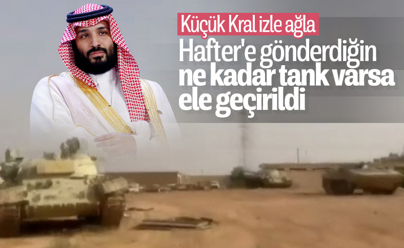 Hafter milislerine ait çok sayıda tanka el konuldu