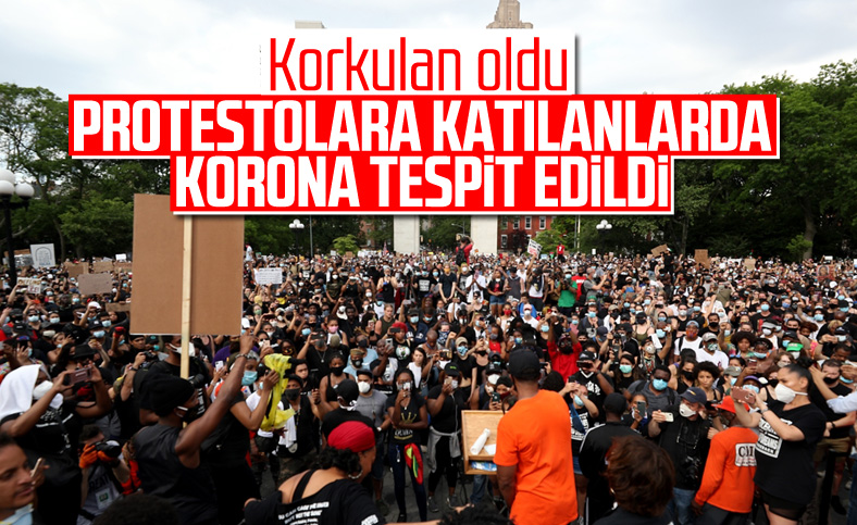 ABD'de protestolara katılanlarda korona tespit edildi