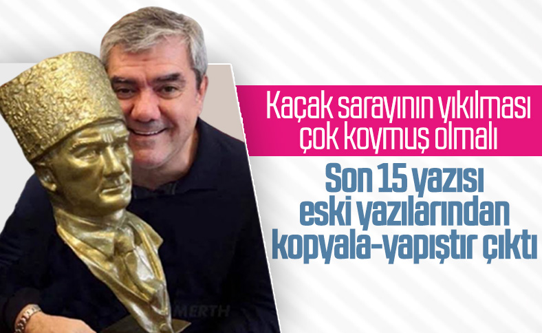 Yılmaz Özdil'in yazıları kopyala-yapıştır çıktı