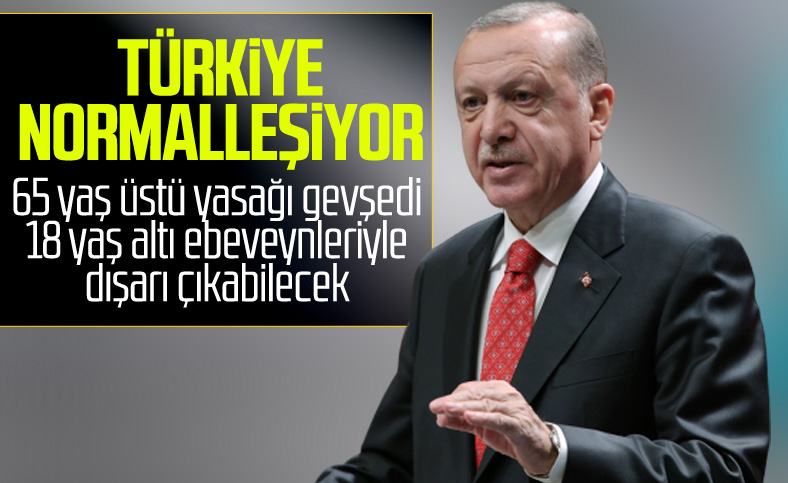 Cumhurbaşkanı Erdoğan, normalleşme kararlarını açıkladı