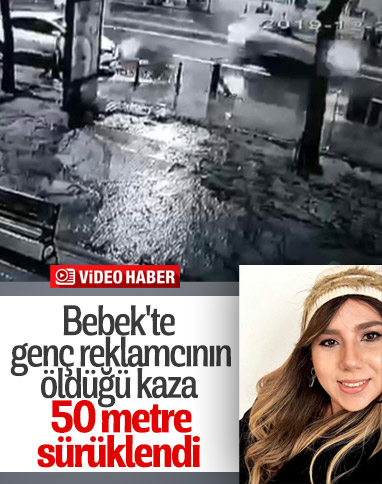 İstanbul'da genç reklamcının öldüğü kaza kamerada 