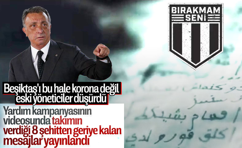 Beşiktaş, bağış kampanyasını tanıttı: Bırakmam Seni