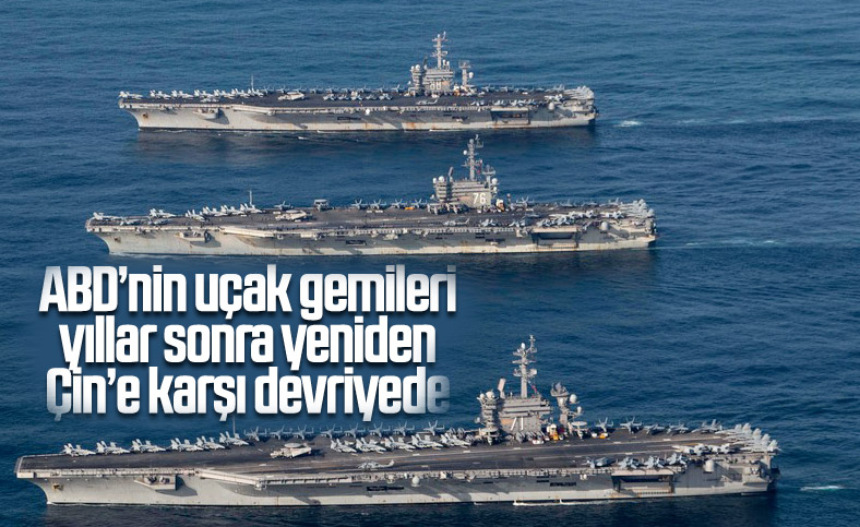 ABD filosu, 3 yıl sonra Çin'e karşı Hint Pasifiği'nde