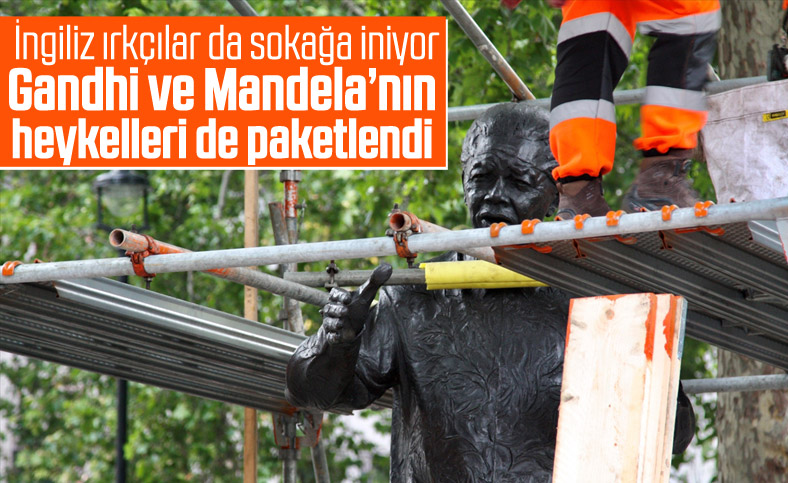 İngiltere'de Gandhi ve Mandela heykelerine de koruma