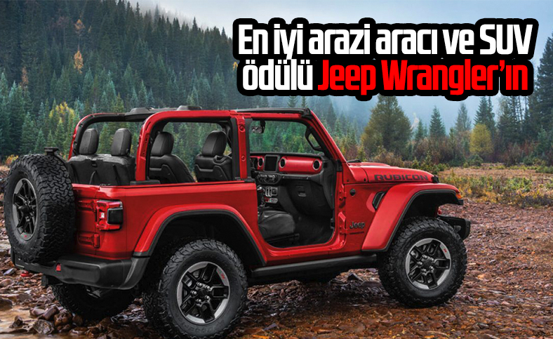 Jeep Wrangler En Iyi Arazi Araci Ve Suv Secildi