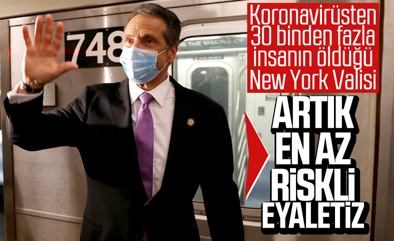 New York, koronavirüs bulaşma riski en düşük eyalet oldu