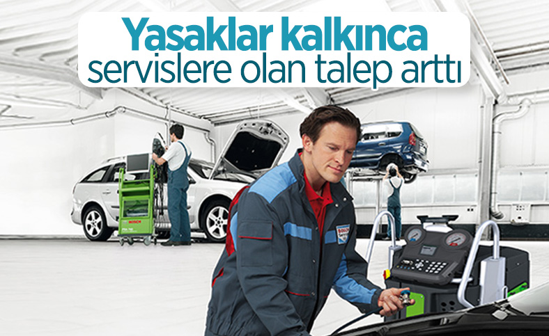 Özel oto servislerindeki yoğunluk arttı