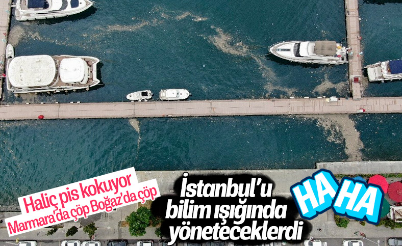 İstanbul Boğazı'nda çöp adaları oluştu