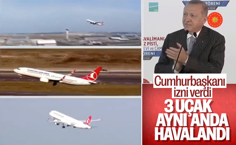 Cumhurbaşkanı Erdoğan İstanbul'da 3'üncü pisti açtı