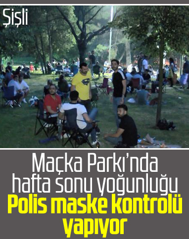İstanbul'da Maçka Parkı tıklım tıklım 