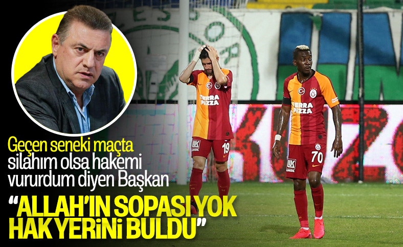 Rizespor Başkanı Hasan Kartal: Allah'ın sopası yok