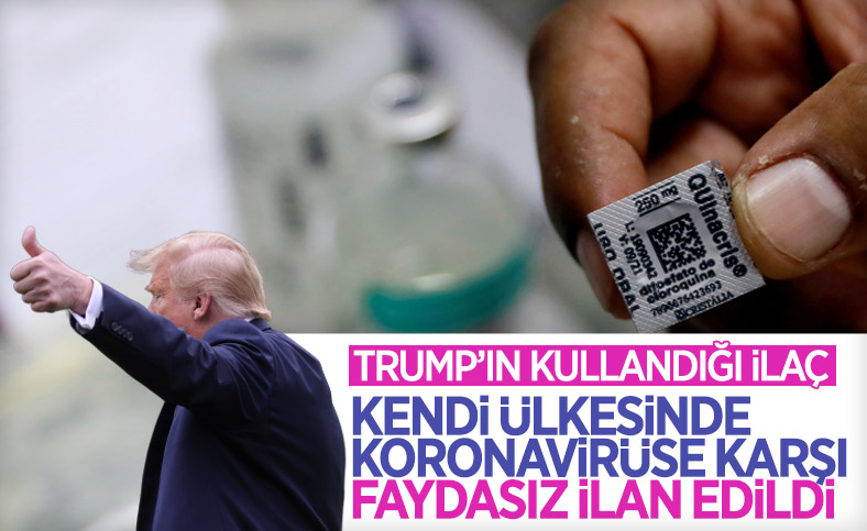 Trump'ın kullandığı ilaçtan ABD'de vazgeçildi