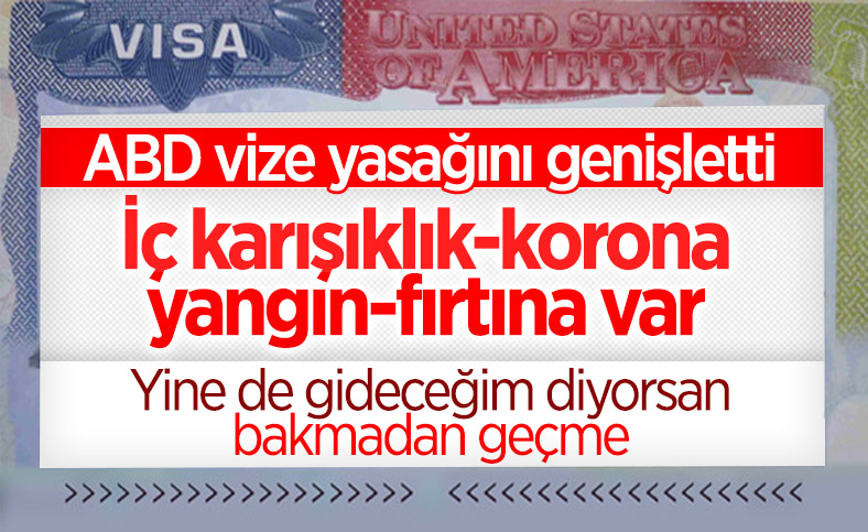 ABD'de göçmen ve çalışma vizeleri yıl sonuna kadar askıda