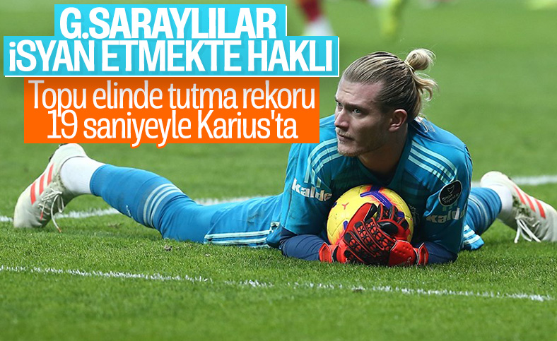 6 saniye ihlalinin rekoru Loris Karius'ta