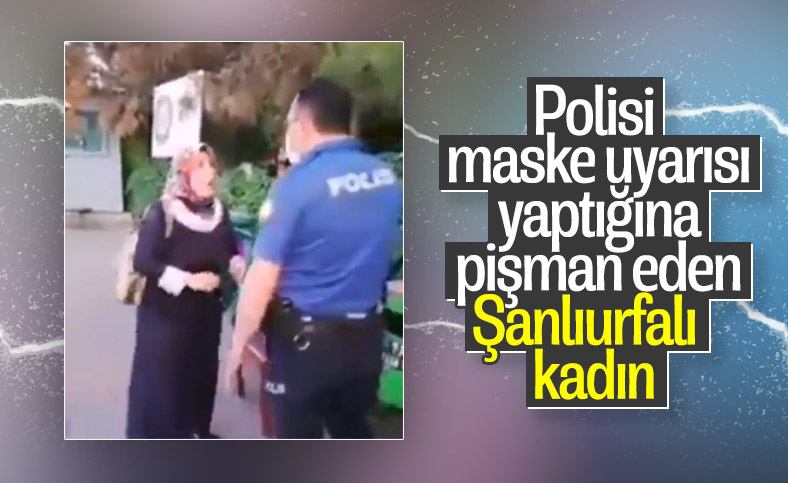 Maske uyarısı sonrası polisi çileden çıkaran kadın