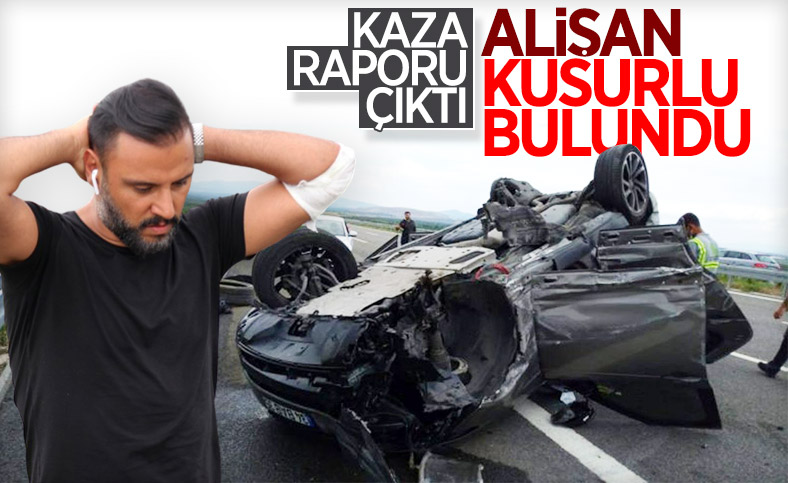 Alişan'ın yaptığı kazanın jandarma raporu