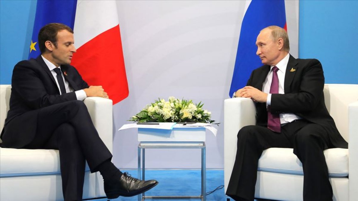 Putin, Macron ile Libya ve Suriye konusunu görüştü #2