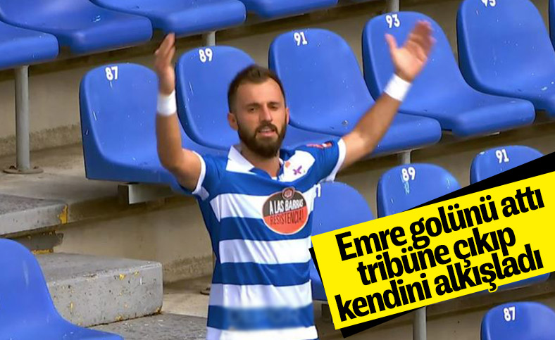 Emre Çolak'ın ilginç gol sevinci