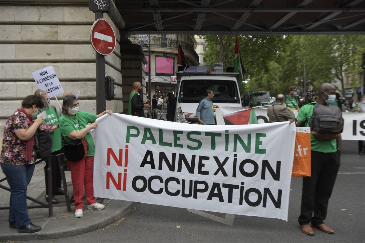 Fransa'da İsrail'e karşı ilhak protestosu #3