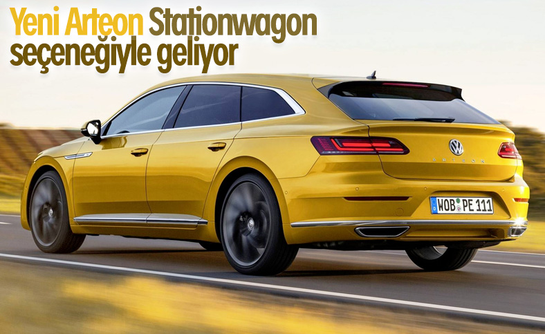 Yeni VW Arteon, stationwagon seçeneğiyle ülkemize gelecek