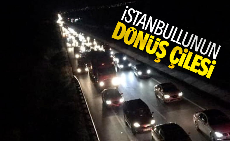 İstanbulluların dönüş çilesi gece de sürdü