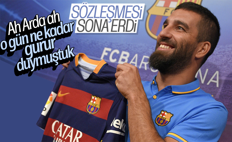 Arda'nın Barcelona ile sözleşmesi sona erdi