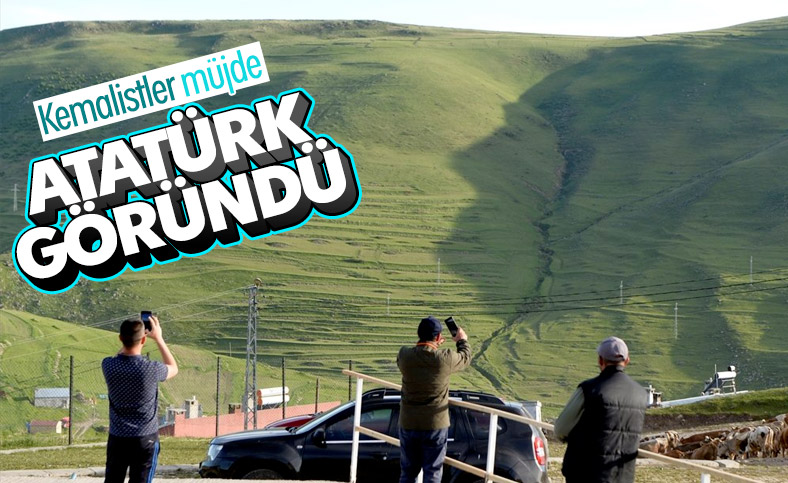 Ardahan'da Atatürk silüeti belirdi