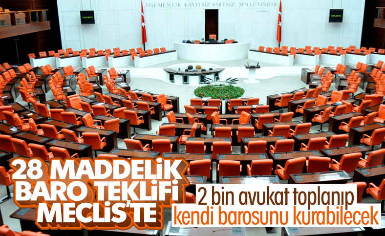 Baro düzenlemesi Meclis'e sunuldu
