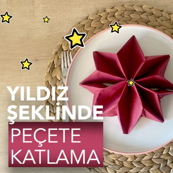 Napkin folding techniques Star folding Kimdeyir