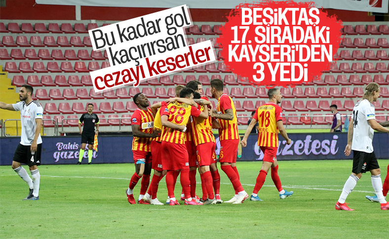 Beşiktaş, Kayseri’den eli boş döndü