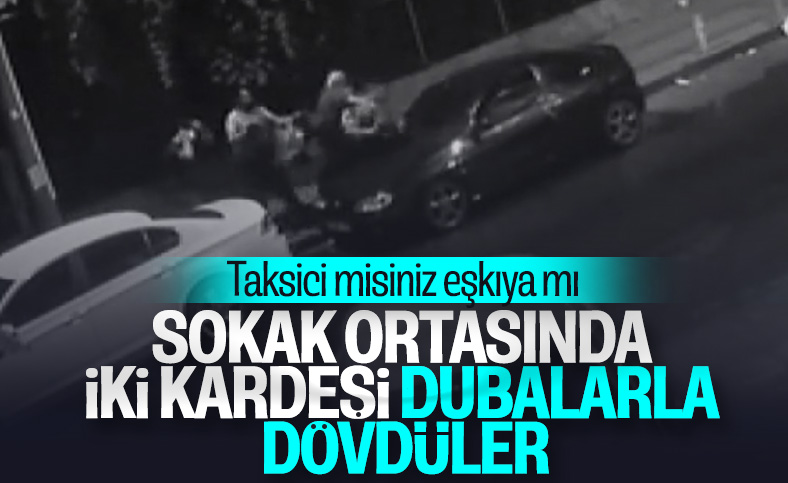 Kucukcekmece De Iki Kardese Taksicilerden Saldiri