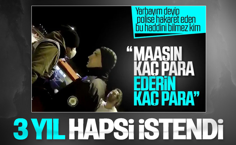 Bursa’da polise hakaret eden yarbay için ceza istendi