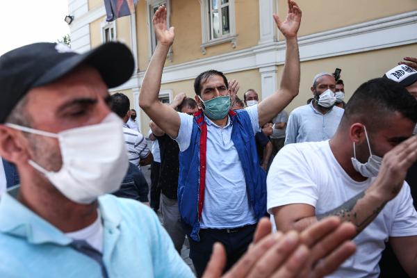 Bakırköy pazar esnafı Ekrem İmamoğlu'nu protesto etti #2