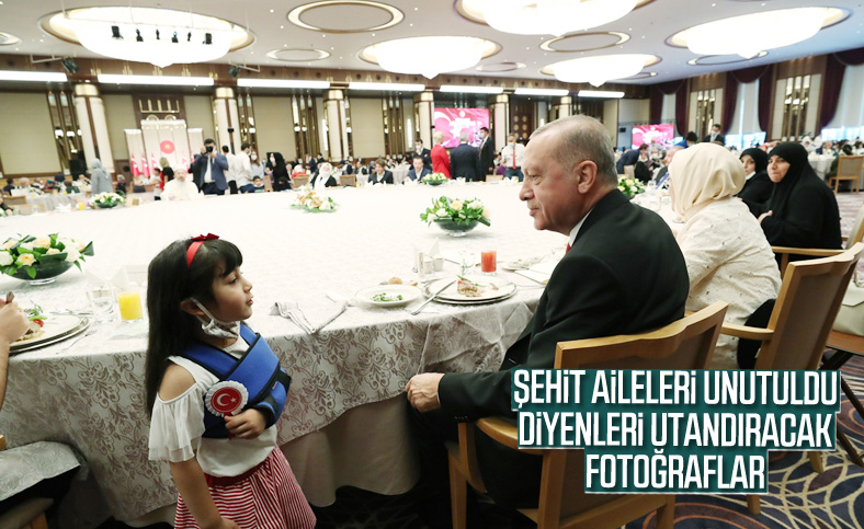 15 Temmuz şehitlerinin yakınları Erdoğan'la buluştu