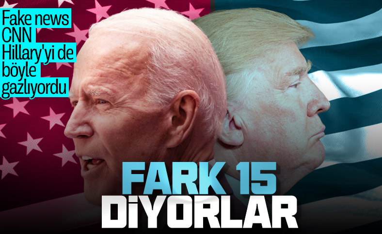 CNN: Joe Biden, Trump'ın 15 puan önünde