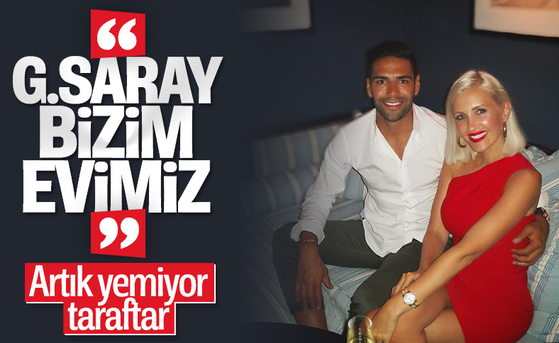 Falcao'nun eşi Taron'dan G.Saraylı taraftara cevap