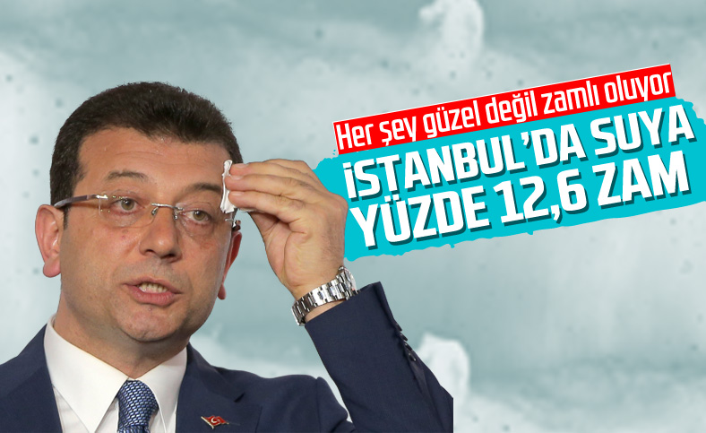 İBB'den suya yüzde 12.6 zam
