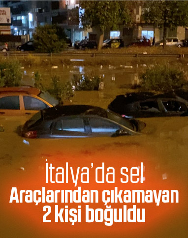 İtalya’nın Sicilya Adası’nı sel vurdu: 2 ölü