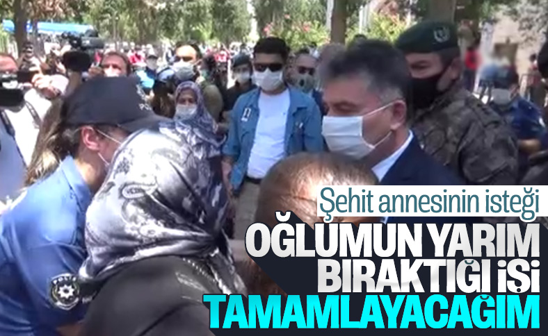Şehidin annesi: Oğlumun yarım bıraktığını tamamlayacağım