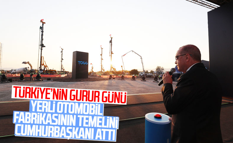 Erdoğan, yerli otomobil fabrikasının temelini attı