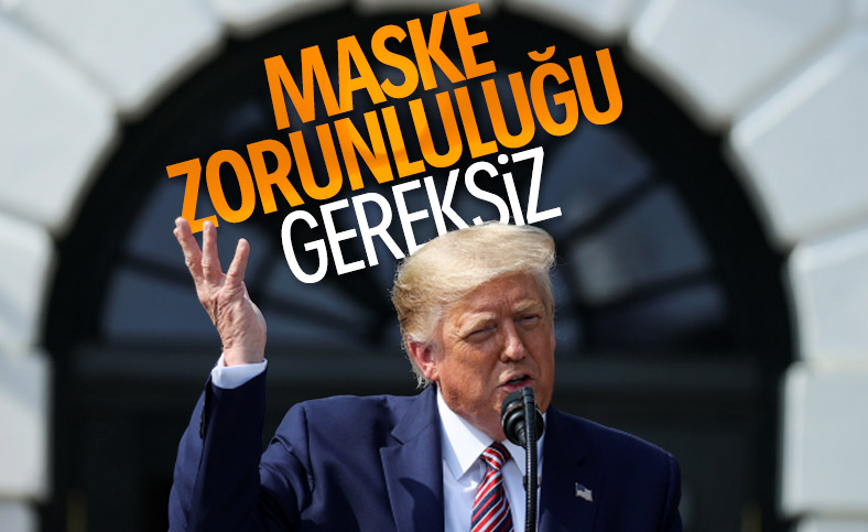 Trump: Ulusal çapta maske zorunluluğu gereksiz