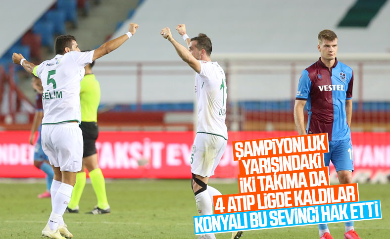 Trabzonspor, Konyaspor'a yenildi